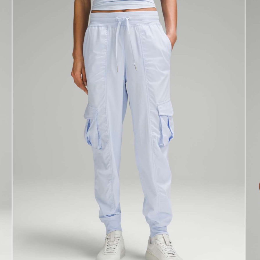 Lululemon Dance Studio Relaxed-Fit Mid-Rise Cargo Jogger Windmill Blue Small